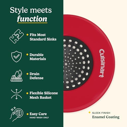 Cuisinart Stainless Steel Kitchen Sink Drain Strainer - Image 4