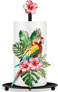Chunful Tropical Parrot Paper Towel Holder by Chunful