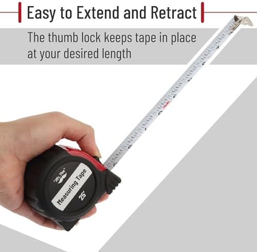 Mr. Pen- Retractable Tape Measure 25 ft, Easy Read - Image 5