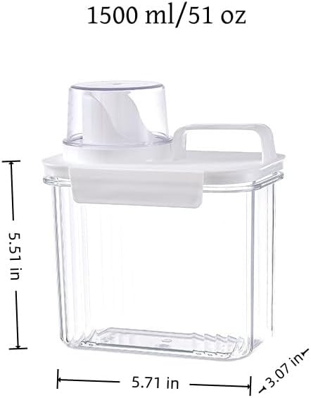 Laundry Detergent Dispenser-1 Pack, 51 oz Detergent Dispenser - Image 2