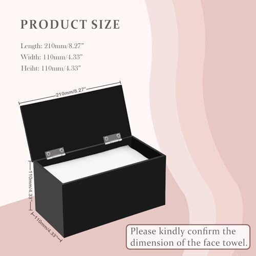 Face Towel Disposable Holder Box Container - Image 3
