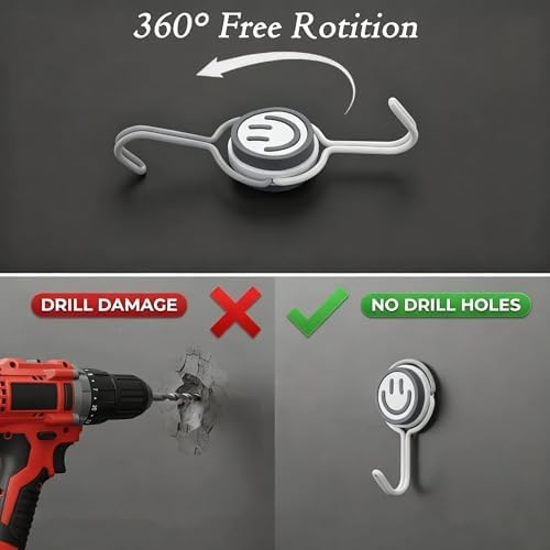 6 PCS Metal Magnetic Hook, 60LBS Heavy Duty - Image 5