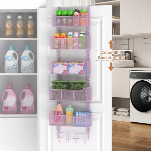 VyGrow Over The Door Organizer, Metal Door Organizer Hanging - Image 2