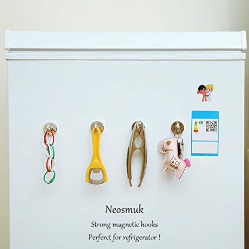Neosmuk Magnetic Hooks for Cruise Cabins, 130lb Heavy Duty, 6 Pack - Image 2