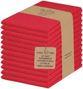 Urban Villa Kitchen Towels Cotton Dish Towels 27”x27” Red by CottonTrends