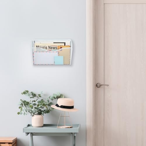EASEPRES 3 Single Pocket Mesh Hanging File Organizer, Vertical Wall Mounted - Image 5
