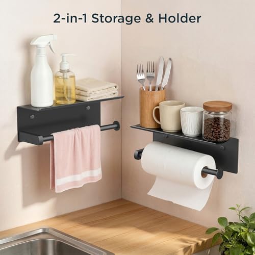 FORIOUS Wall Mount Paper Towel Holder - Image 4