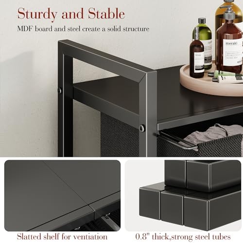Kitstorack Laundry Basket Organizer, Laundry Hamper - Image 3
