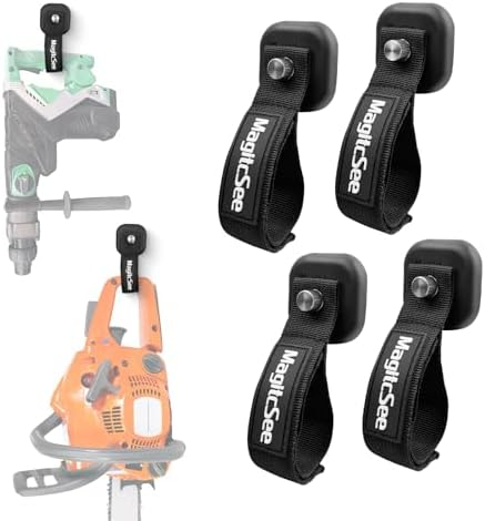 Updated 4 Pack Heavy Duty Magnetic Hook Straps by MagitcSee