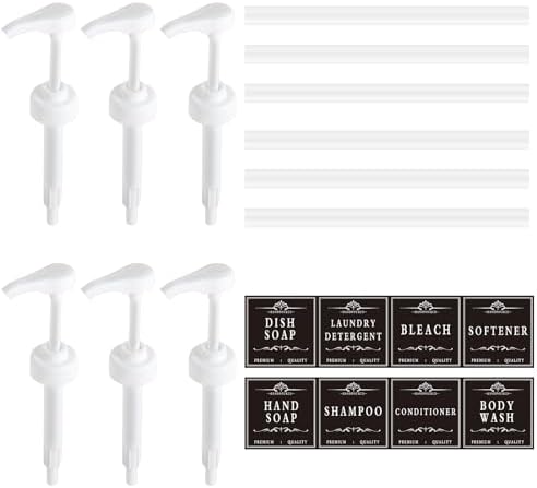 6 Packs Gallon Pump Dispenser, Leak Proof Dispenser - Image 7