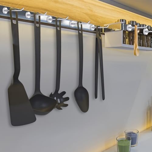 XIHIRCD 12pcs Magnetic Hooks, 1.7 lbs 3in Heavy Duty Magnet Storage Hooks - Image 6