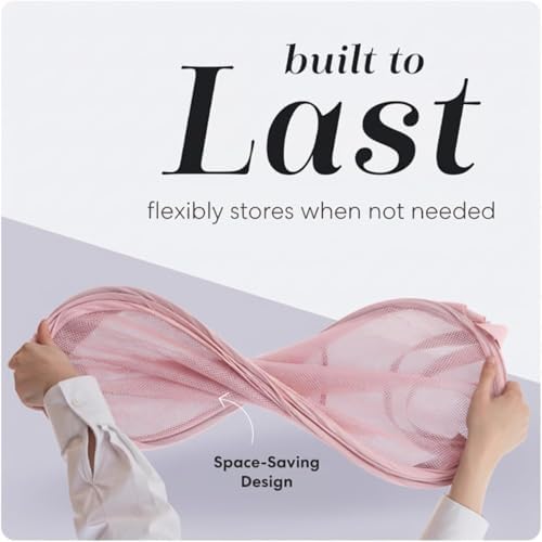 Handy Laundry Mesh Pop Up Hamper Foldable Collapsible Basket - Image 4
