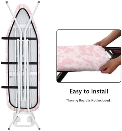 Pink Ironing Board Cover Soft Cover Standard Size Scorch Stain Resistant - Image 4