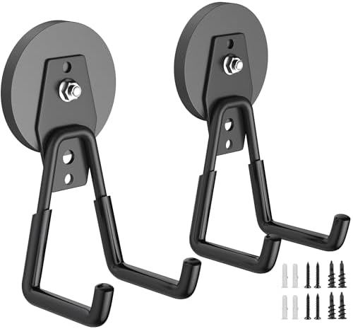 Heavy Duty Storage Magnetic Utility Hooks Large Garage Strong Extra Magnet by Laowu