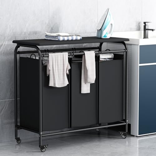 LINZINAR 3-Bag Laundry Hamper - Image 4