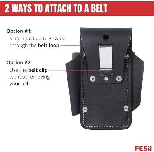FESA Small Leather Tool Pouch - Image 5