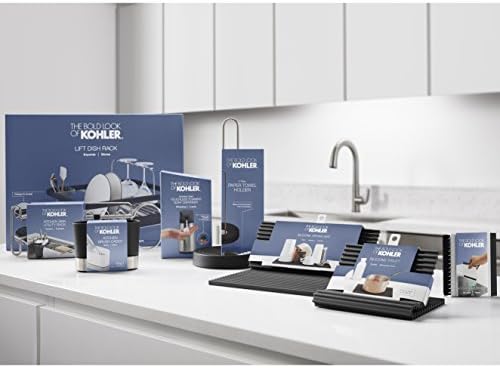 Kohler K-6379-0 Kitchen Sink Squeegee and Countertop Brush, Cleans Wet and Dry - Image 2