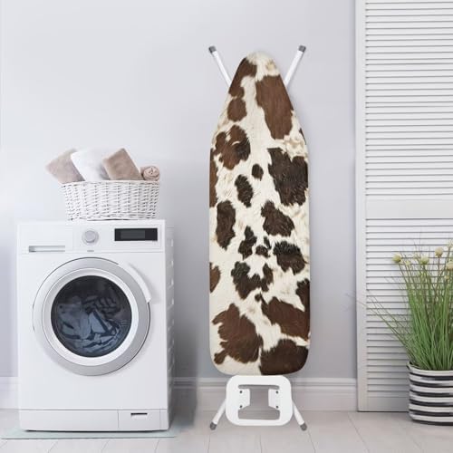 Brown Cow Spot Ironing Board Cover Ironing Board Protector Extra Wide - Image 3