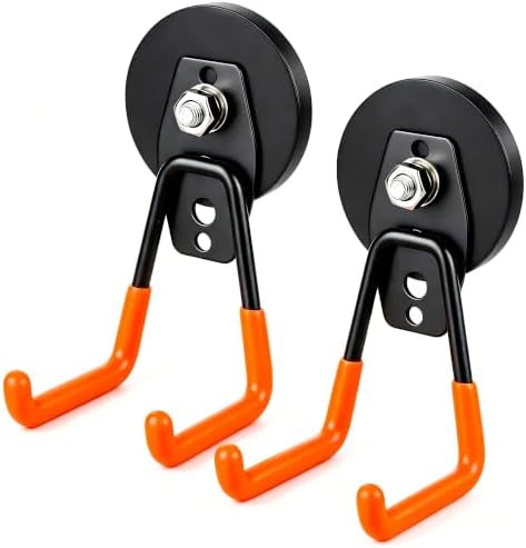MUTUACTOR Magnetic Hooks Heavy Duty, Anti-Slip Powerful Magnet Storage Utility by MUTUACTOR