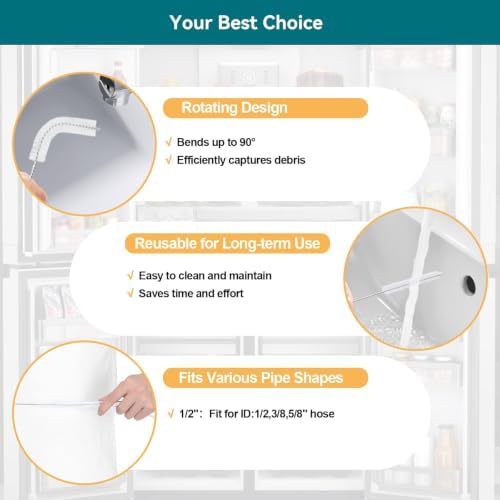 2-Pack 60-Inch Flexible Drain Brush - Image 4