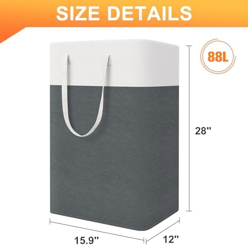TasticTotes Laundry Basket 3 Pack, Laundry Hamper - Image 2