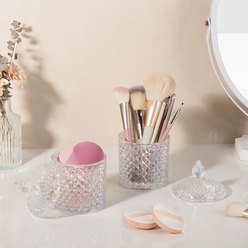 2 Pack Qtip Holder Apothecary Jars - Image 5