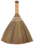 GORGECRAFT 12 Inch Short Bamboo Whisk Broom Grass Natural Straw Soft Broom by GORGECRAFT