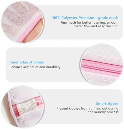 4Pcs Mesh Laundry Bags, Lingerie Bags - Image 3