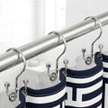Bathway 12-Pack Double Shower Curtain Hooks, Rust-Resistant Metal Shower by Bathway