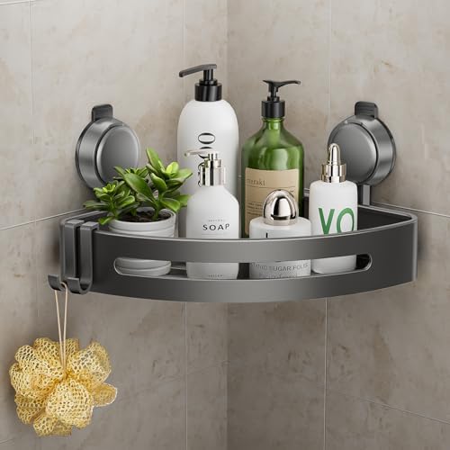 Corner Shower Caddy Suction Cup, Shower Shelves by ONXEBornforqualityNeverWasteYourMoney