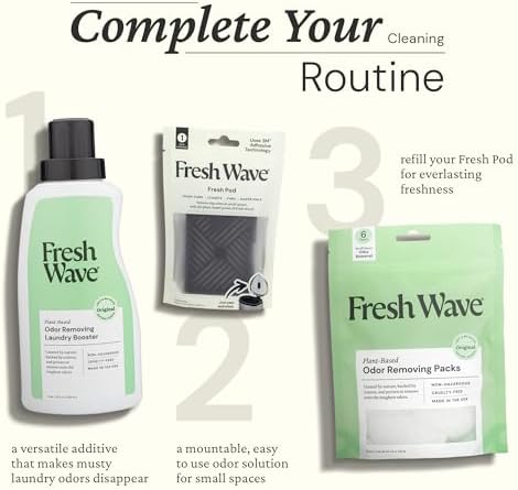 Fresh Wave Odor Eliminator Packs 2 6pks Small Space Air Freshener Original - Image 5