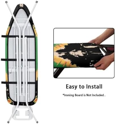Jamaica Flag Ironing Board Cover Protective Sleeve - Image 4