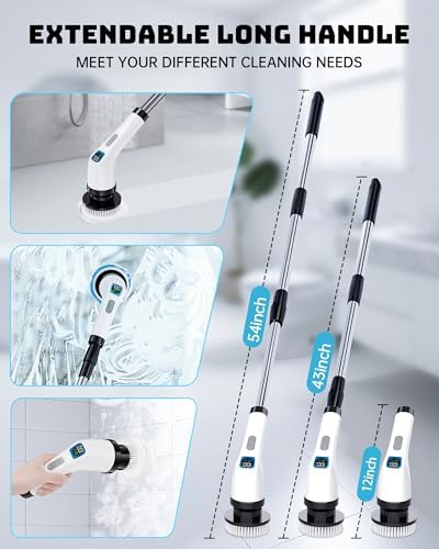 Electric Spin Scrubber for Bathroom | Shower Cleaner Brush - Image 4