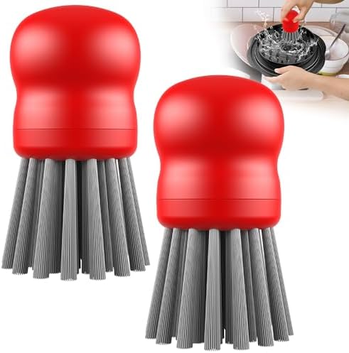 Mini Dish Brush for Cleaning Chicken Shredder, Long Bristles by SURETIVIAN