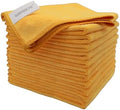 Premium 400 GSM Microfiber Cleaning Cloths, 12 Pack Ultra Absorbent Lint-Free by SURPRISEPIE