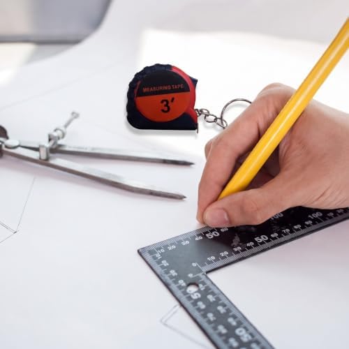 Kanayu 30 Pcs Mini Tape Measure Keychains 3 ft Small Retractable Measuring Tape - Image 6