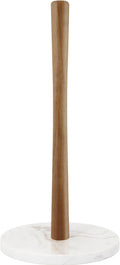 Buruis Acacia Wood Paper Towel Holder by KeepYourBathroomKitchenandHomeOrganized
