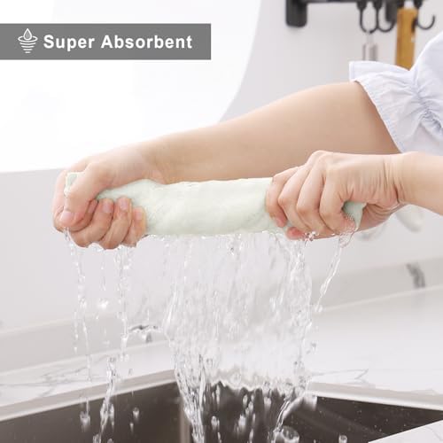 Homaxy 12 Pack Super Soft Absorbent Dish Towels - Image 3