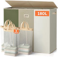 SOLEDI 180L 3-Section Laundry Hamper by SOLEDI