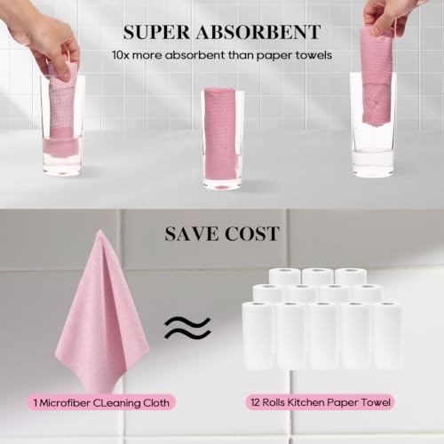 Microfiber Cleaning Cloth Roll 90 Pack - Image 4