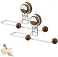 Suction Cup Paper Towel Holder Under Cabinet, Metal No Drilling Stick On Paper by Unknown