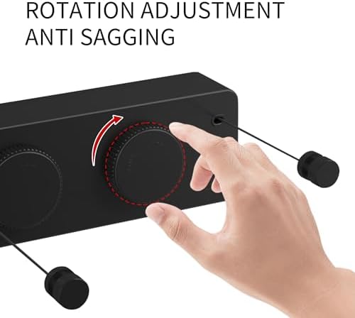 JOOM Double Retractable Clothesline, 2 x 13.8 FT, 40 LB Heavy-Duty - Image 2