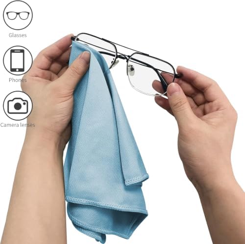 Puomue 12 Pack Microfiber Glass Cleaning Cloth, 12 Inch x 16 Inch, Lint Free - Image 5