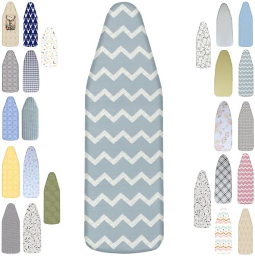 Insulated Mini Ironing Board Cover and Pad 11.8x35.4-15.7x43.3 Inch, 100% by Unknown