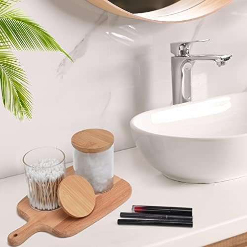 BKYFPQ 2 Pack Glass Qtip Holder Dispenser - Image 4