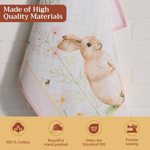 Maison d' Hermine Kitchen Towels Set of 3 Reusable 100% Cotton 27.50" x 20" - Image 3