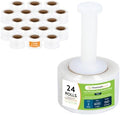 PSBM Mini Stretch Wrap with Plastic Handle, 24 Rolls 2 Inch x 600 Feet 150 by PackagingSuppliesbymail