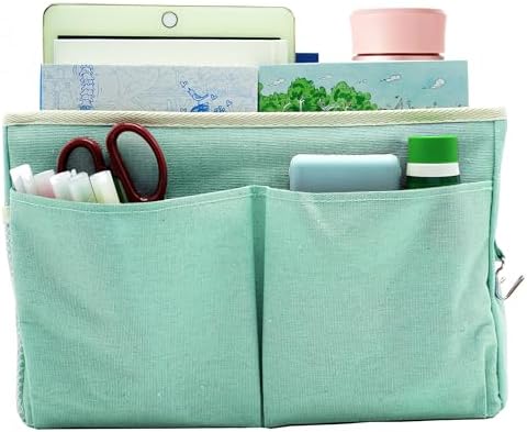 2-Pack Bedside Caddy Bedside Hanging Storage Basket Multi-Function Organizer - Image 6
