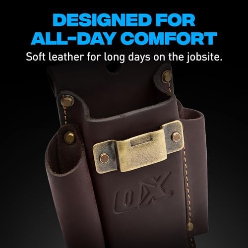 OX Tools Leather Tool Holsters & Pouches – Hammer, Tape Measure, Utility & - Image 5