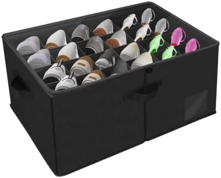Shoe Organizer for Closet, Foldable Box by TaoTaoTse